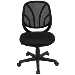 Y-GO Chair Mid-Back Black Mesh Swivel Task Chair - By Flash Furniture - Madison Seating -Executive Chairs Sales Y GO Chair Mid Back Black Mesh Swivel Task Chair by Flash Furniture 6
